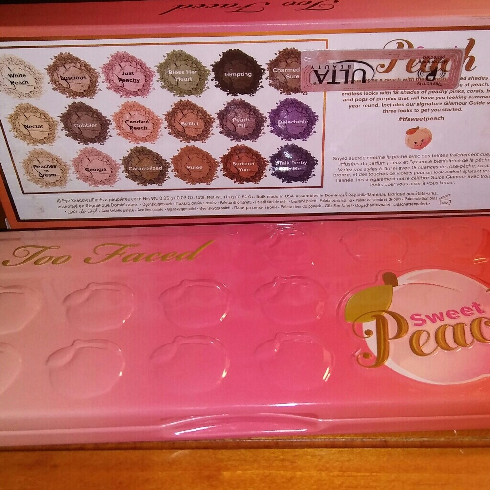Too Faced Sweet Peach Eyeshadow Palette